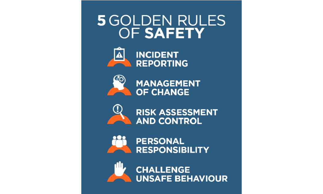 5 golden rules of safety