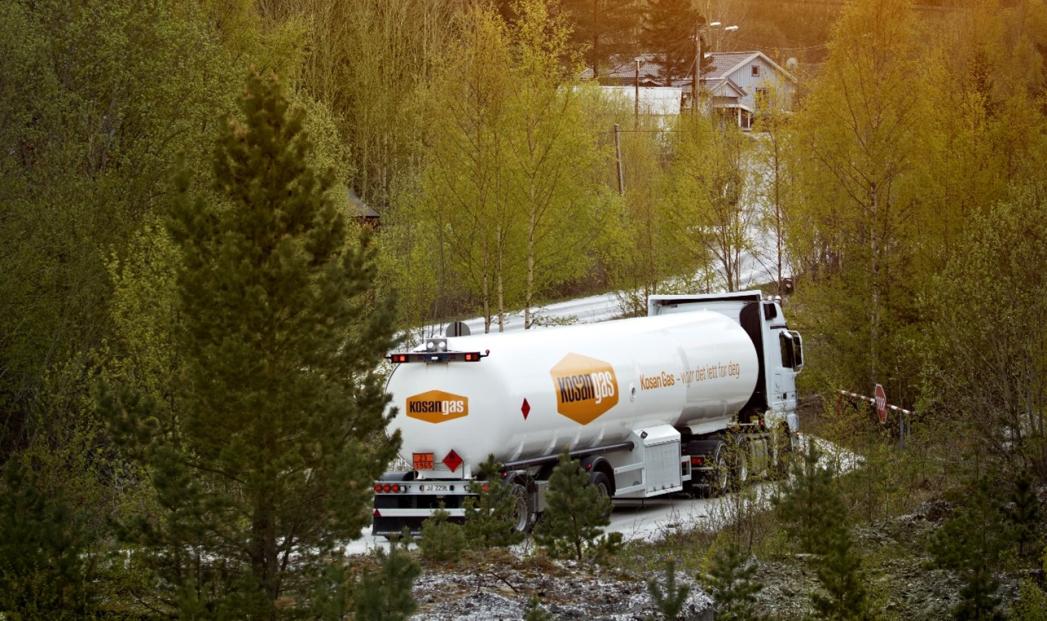 A KosanGas truckin Norway